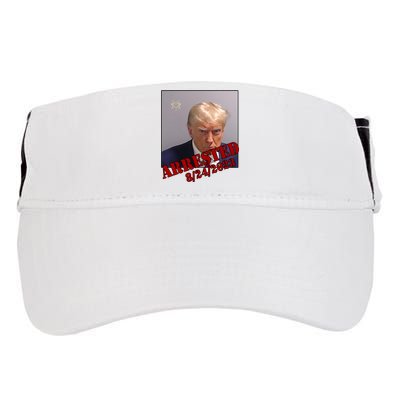 Arrested Donald Trump Mugshot Adult Drive Performance Visor