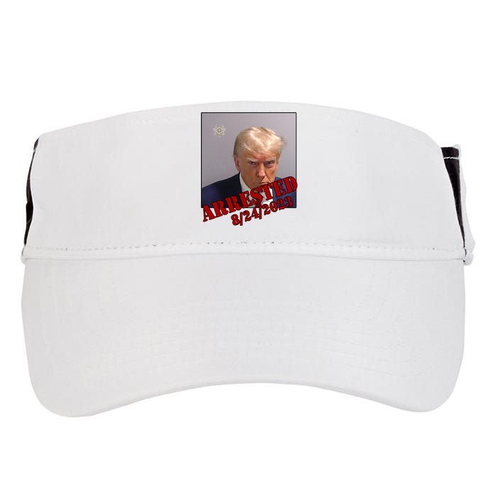 Arrested Donald Trump Mugshot Adult Drive Performance Visor