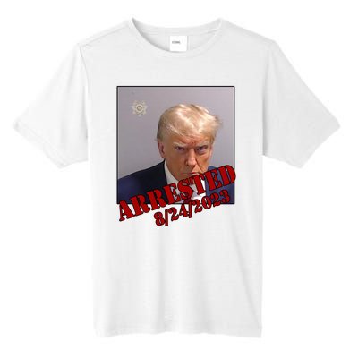 Arrested Donald Trump Mugshot Tall Fusion ChromaSoft Performance T-Shirt