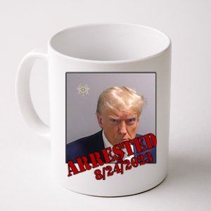 Arrested Donald Trump Mugshot Coffee Mug