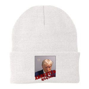 Arrested Donald Trump Mugshot Knit Cap Winter Beanie