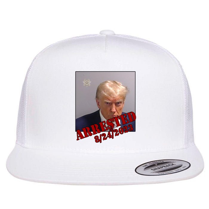 Arrested Donald Trump Mugshot Flatbill Hat