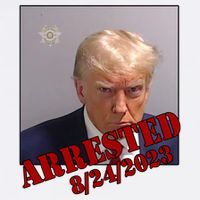 Arrested Donald Trump Mugshot Flatbill Hat
