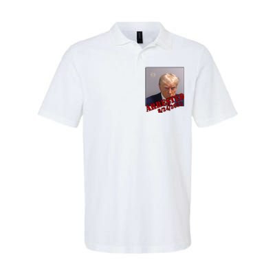 Arrested Donald Trump Mugshot Softstyle Adult Sport Polo