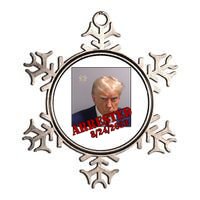 Arrested Donald Trump Mugshot Metallic Star Ornament