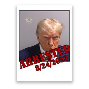 Arrested Donald Trump Mugshot Poster