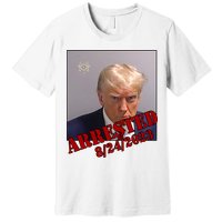 Arrested Donald Trump Mugshot Premium T-Shirt