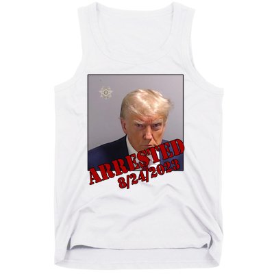 Arrested Donald Trump Mugshot Tank Top