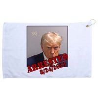 Arrested Donald Trump Mugshot Grommeted Golf Towel