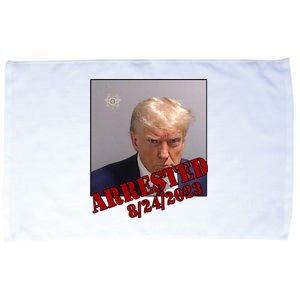 Arrested Donald Trump Mugshot Microfiber Hand Towel