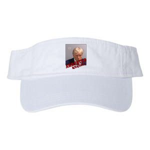 Arrested Donald Trump Mugshot Valucap Bio-Washed Visor