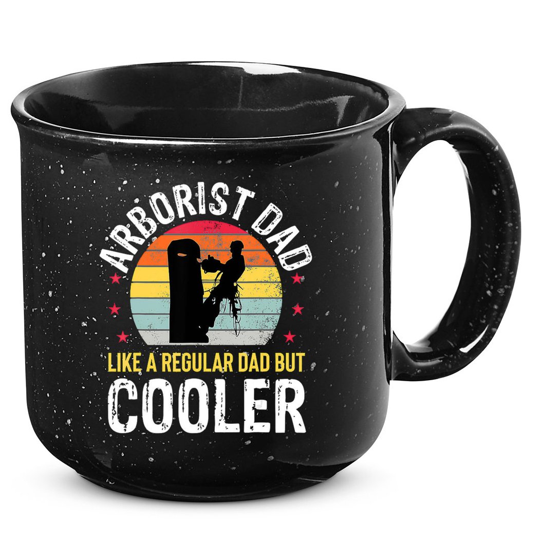 Arborist Dad Tree Climber Funny Arborist Father 15oz Campfire Ceramic Mug