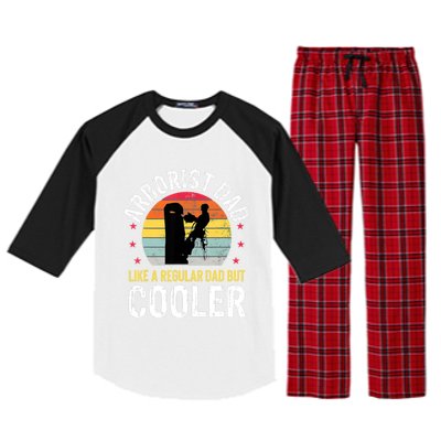 Arborist Dad Tree Climber Funny Arborist Father Raglan Sleeve Pajama Set