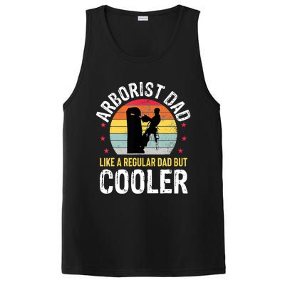 Arborist Dad Tree Climber Funny Arborist Father PosiCharge Competitor Tank