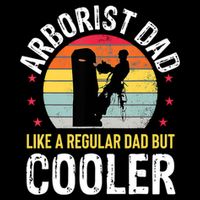 Arborist Dad Tree Climber Funny Arborist Father Cropped Pullover Crew