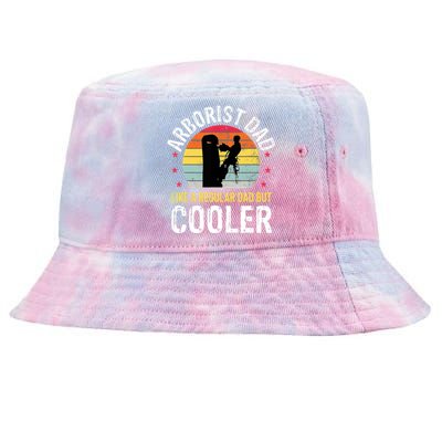 Arborist Dad Tree Climber Funny Arborist Father Tie-Dyed Bucket Hat