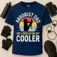 Arborist Dad Tree Climber Funny Arborist Father Performance Shirt