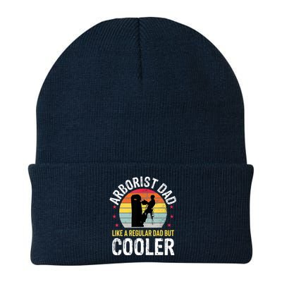 Arborist Dad Tree Climber Funny Arborist Father Knit Cap Winter Beanie