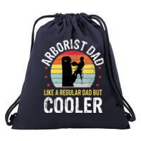 Arborist Dad Tree Climber Funny Arborist Father Drawstring Bag