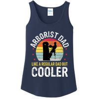 Arborist Dad Tree Climber Funny Arborist Father Ladies Essential Tank