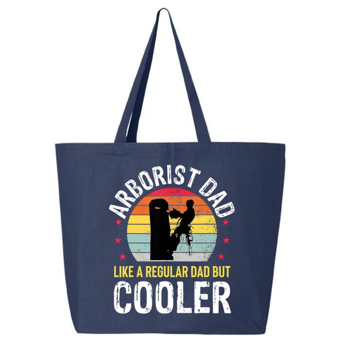 Arborist Dad Tree Climber Funny Arborist Father 25L Jumbo Tote