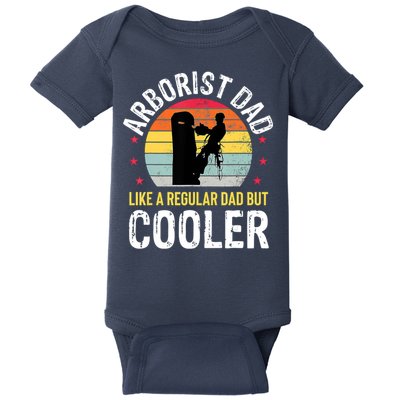 Arborist Dad Tree Climber Funny Arborist Father Baby Bodysuit