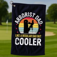 Arborist Dad Tree Climber Funny Arborist Father Golf Towel