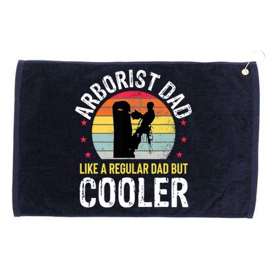 Arborist Dad Tree Climber Funny Arborist Father Grommeted Golf Towel