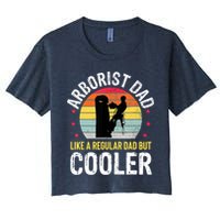 Arborist Dad Tree Climber Funny Arborist Father Crop Top