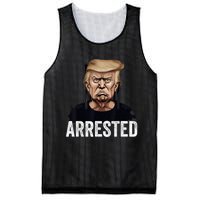 Anti Donald Trump Getting Arrested Meme Trump Arrested Funny Mesh Reversible Basketball Jersey Tank