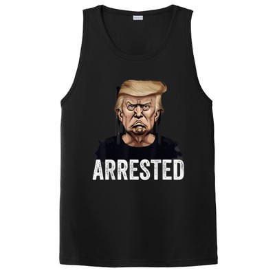 Anti Donald Trump Getting Arrested Meme Trump Arrested Funny PosiCharge Competitor Tank