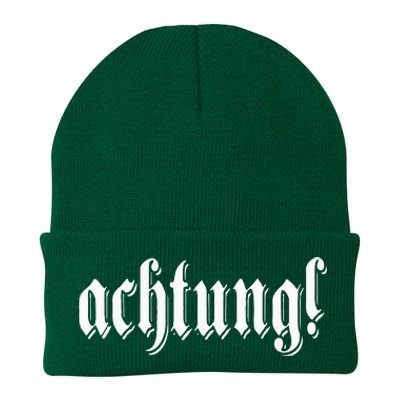 Achtung! Discover the Essence of Germany with German Language Knit Cap Winter Beanie