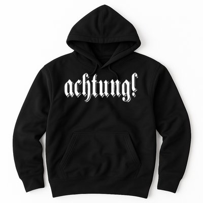 Achtung! Discover the Essence of Germany with German Language Hoodie