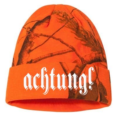 Achtung! Discover the Essence of Germany with German Language Kati Licensed 12" Camo Beanie