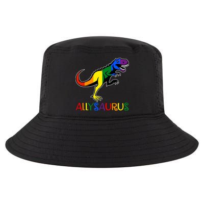 Allysaurus Dinosaur T Rex LGBT Gay Pride Cool Comfort Performance Bucket Hat