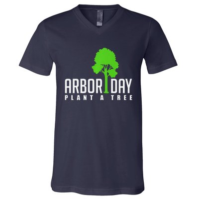 Arbor Day Tree Care For A Happy Arbor Day Gift Premium V-Neck T-Shirt