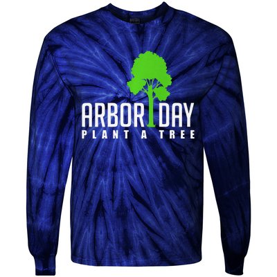 Arbor Day Tree Care For A Happy Arbor Day Gift Premium Tie-Dye Long Sleeve Shirt