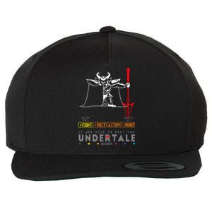 Asgore Dreemurr Undertale Wool Snapback Cap