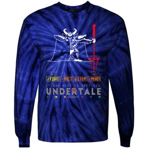 Asgore Dreemurr Undertale Tie-Dye Long Sleeve Shirt