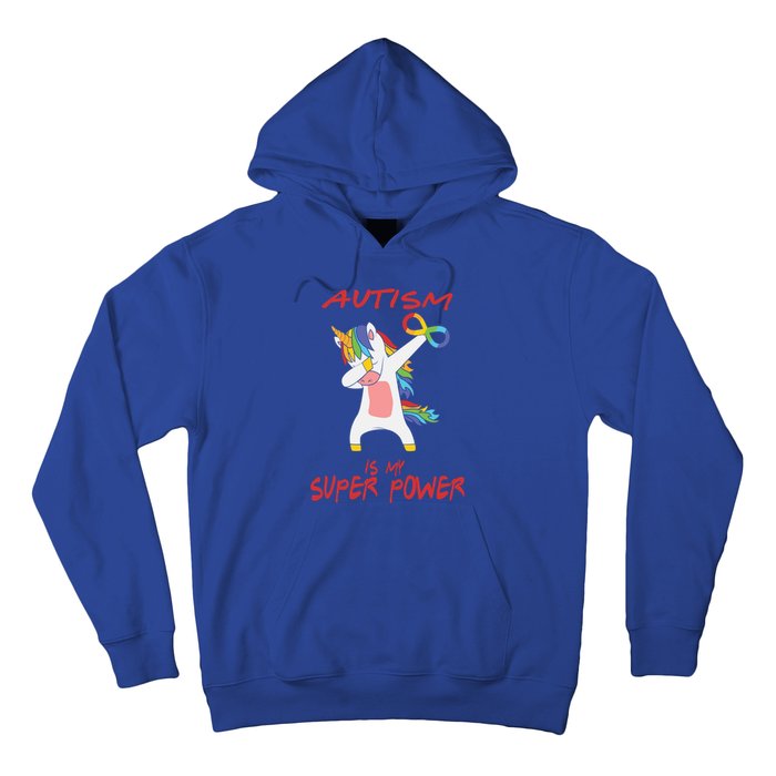 Autism Dabbing Unicorn Infinity Autism Is My Superpower Gift Hoodie