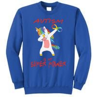 Autism Dabbing Unicorn Infinity Autism Is My Superpower Gift Sweatshirt