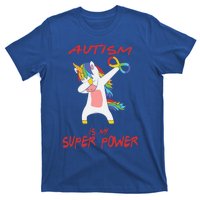 Autism Dabbing Unicorn Infinity Autism Is My Superpower Gift T-Shirt