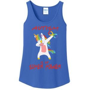 Autism Dabbing Unicorn Infinity Autism Is My Superpower Gift Ladies Essential Tank