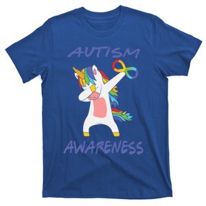 Autism Dabbing Unicorn Infinity Awareness Purple Gift T-Shirt