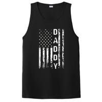 American Daddy USA Flag Dad Gifts PosiCharge Competitor Tank