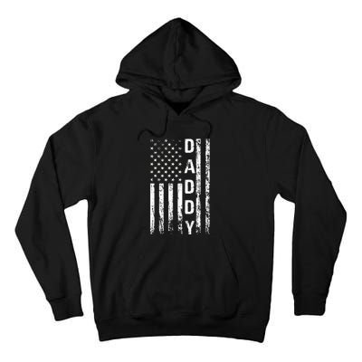 American Daddy USA Flag Dad Gifts Tall Hoodie