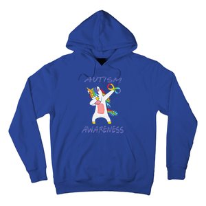 Autism Dabbing Unicorn Infinity Awareness Purple Gift Hoodie