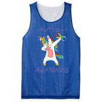 Autism Dabbing Unicorn Infinity Awareness Purple Gift Mesh Reversible Basketball Jersey Tank