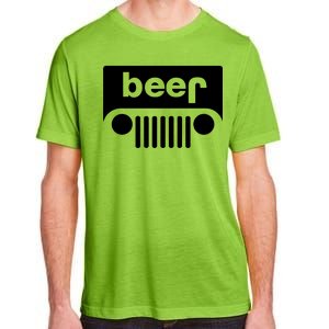 Adult Beer Funny Upside Down Logo Adult ChromaSoft Performance T-Shirt