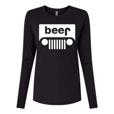 Adult Beer Funny Upside Down Logo Womens Cotton Relaxed Long Sleeve T-Shirt